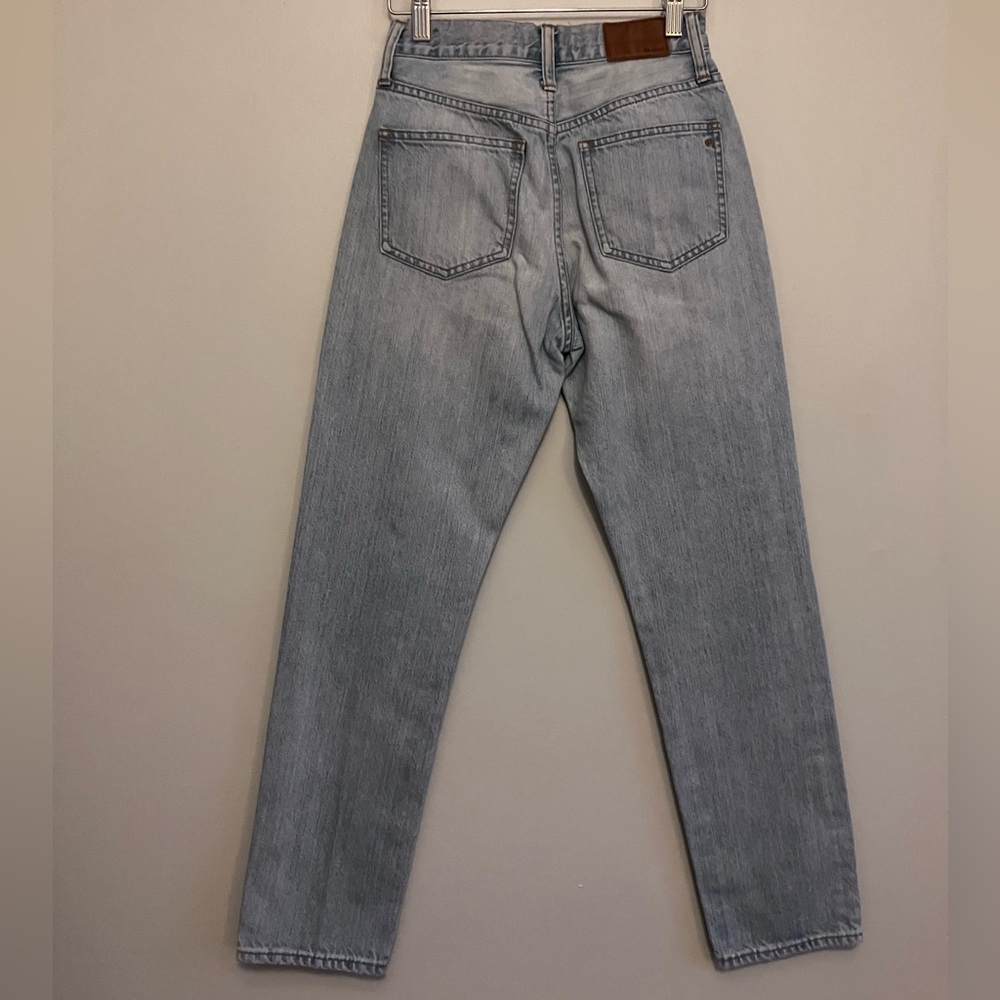 MADEWELL The Perfect Summer Jean Light Wash Straight Leg Denim Size 24 - Picture 5 of 12